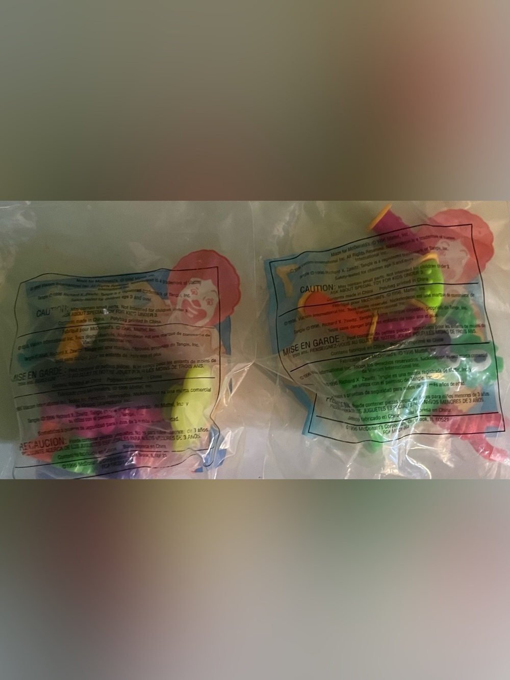 Set of Tangle toys